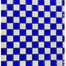 PASTILHA ADESIVA AZUL E BRANCO XADREZ 30X30