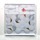 PASTILHA ADESIVA MOSAICO CARRARA GOLD